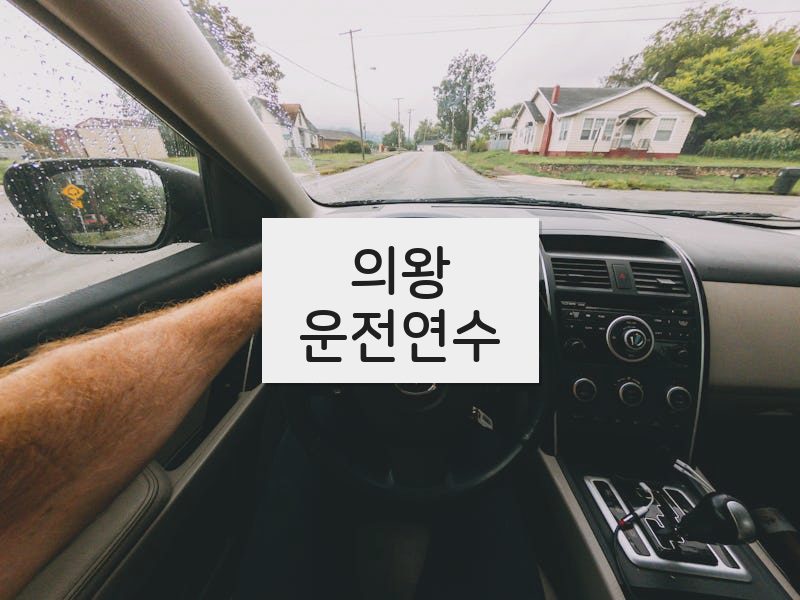 의왕운전연수 후기