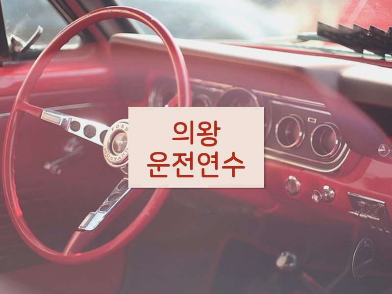 의왕운전연수 후기