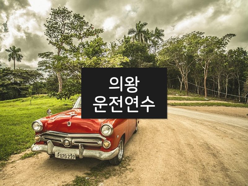 의왕운전연수 후기